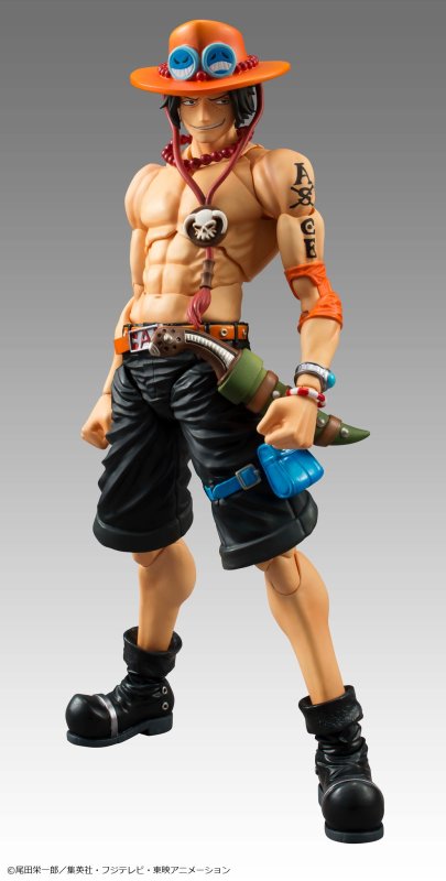 MegaHouse Variable Action Heroes ONE PIECE Portgas D Ace Action Figure (Reissue)