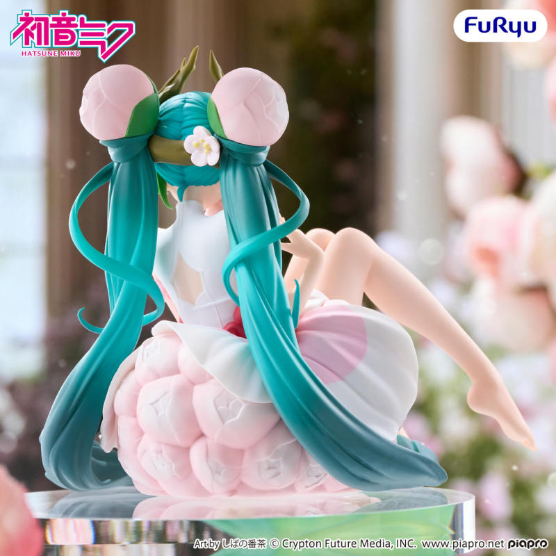FuRyu Hatsune Miku Noodle Stopper Figure Flower Fairy White Plum Blossom