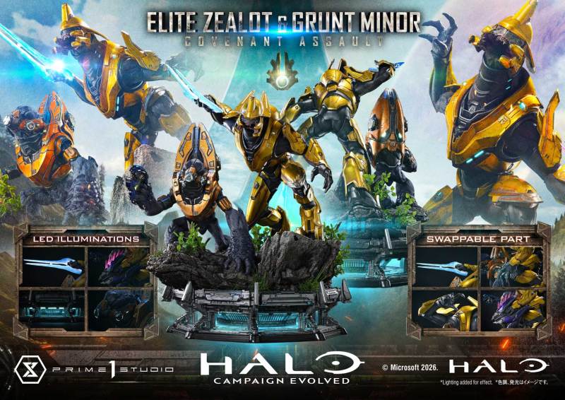 Prime 1 Studio Ultimate Premium Masterline Halo Campaign Evolved UPMHALO-01 UPMHALO-01S UPMHALO-02 UPMHALO-02S