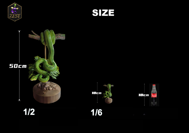 Mojiang Dashu Nature Series 1/2 Green Tree Python