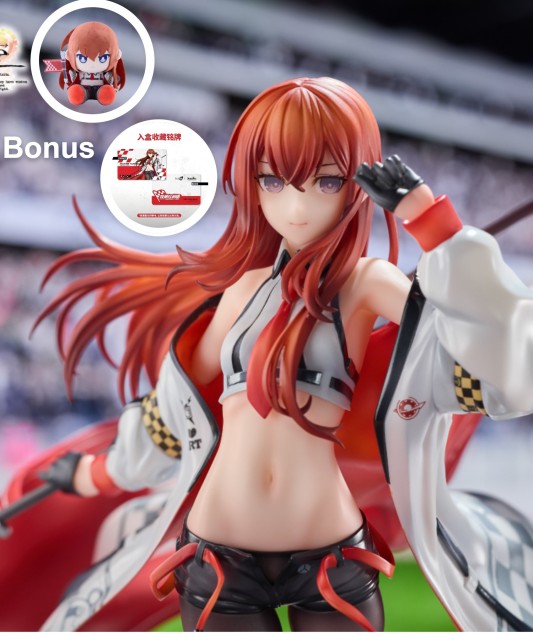 Solarain Steins Gate Makise Kurisu Racing Ver 1/7 Figure Set (Bonus)