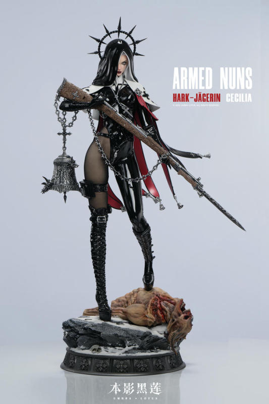 Umbra Lotus Studio Armed Nuns Hark Jagerin Cecilia 1/4 Scale Statue