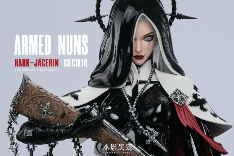 Umbra Lotus Studio Armed Nuns Hark Jagerin Cecilia 1/4 Scale Statue