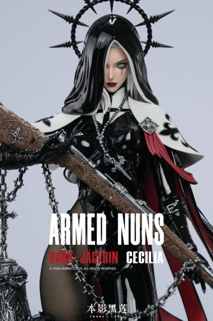 Umbra Lotus Studio Armed Nuns Hark Jagerin Cecilia 1/4 Scale Statue