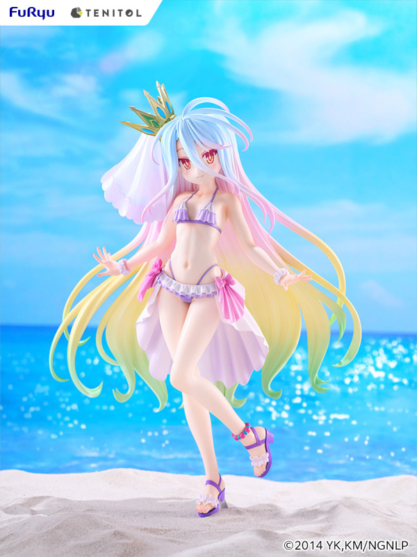FURYU TENITOL TALL No Game No Life Shiro Swimsuit Dress ver Figure