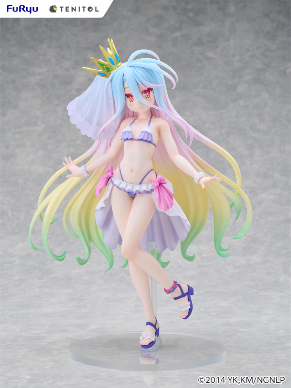 FURYU TENITOL TALL No Game No Life Shiro Swimsuit Dress ver Figure