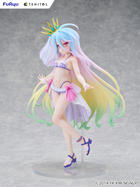 FURYU TENITOL TALL No Game No Life Shiro Swimsuit Dress ver Figure