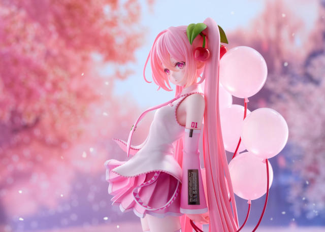Good Smile Company GSC G S Collection Character Vocal Series 01 Hatsune Miku Sakura Miku GSC Illustration Contest Ver 1/7 Scale Figure