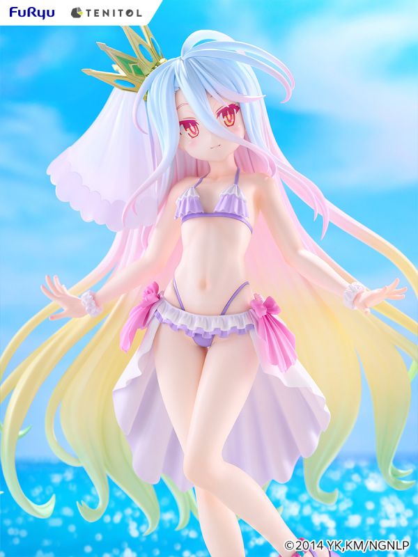 FURYU TENITOL TALL No Game No Life Shiro Swimsuit Dress ver Figure