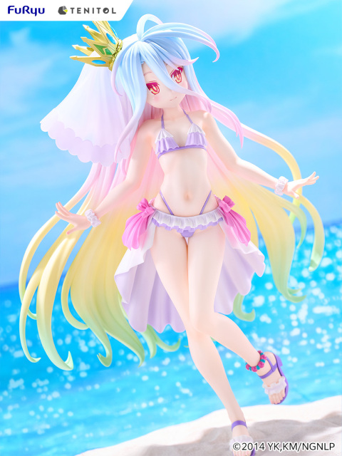 FURYU TENITOL TALL No Game No Life Shiro Swimsuit Dress ver Figure