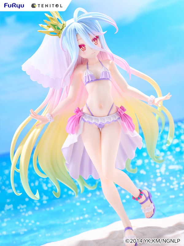 FURYU TENITOL TALL No Game No Life Shiro Swimsuit Dress ver Figure