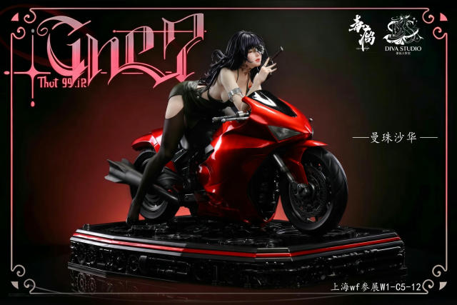 DIVA STUDIO Spider Lily Motorcycle 1/4 Scale Statue