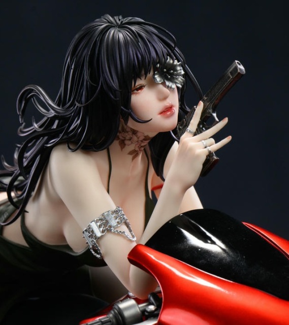 DIVA STUDIO Spider Lily Motorcycle 1/4 Scale Statue