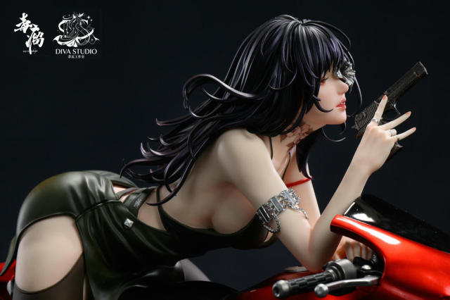 DIVA STUDIO Spider Lily Motorcycle 1/4 Scale Statue