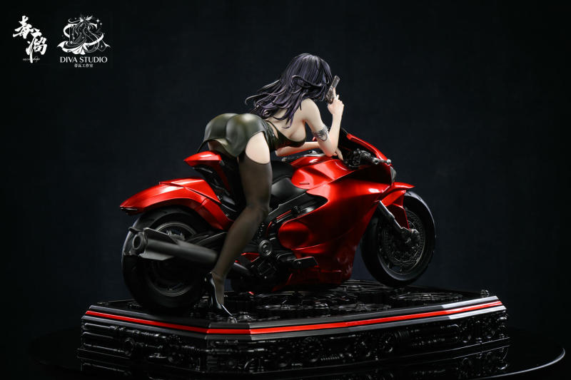 DIVA STUDIO Spider Lily Motorcycle 1/4 Scale Statue