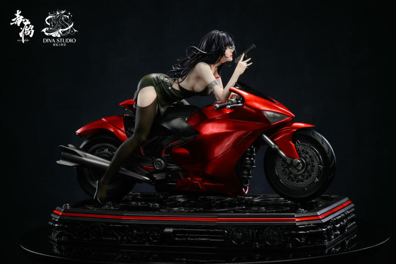 DIVA STUDIO Spider Lily Motorcycle 1/4 Scale Statue