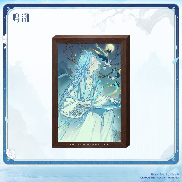 KURO GAMES Wuthering Waves Resonator Theme Qingxiao Lens Light-Up Art Frame