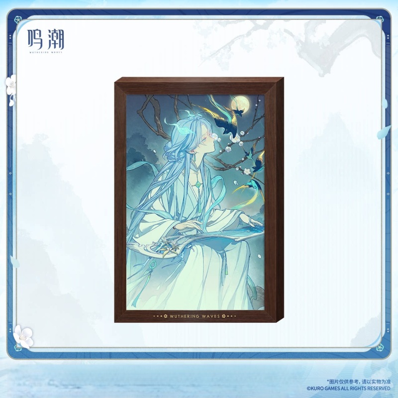 KURO GAMES Wuthering Waves Resonator Theme Qingxiao Lens Light-Up Art Frame
