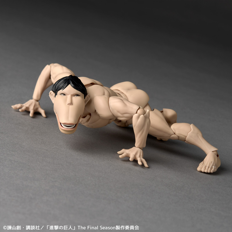 Kaiyodo Revoltech Amazing Yamaguchi Attack on Titan Cart Titan Aciton Figure
