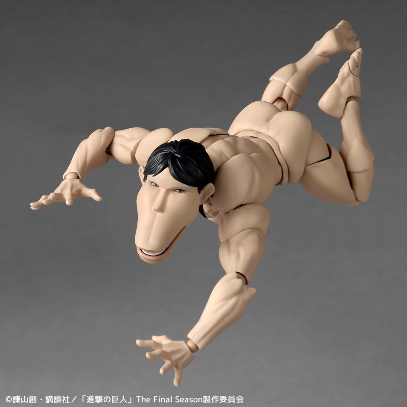 Kaiyodo Revoltech Amazing Yamaguchi Attack on Titan Cart Titan Aciton Figure