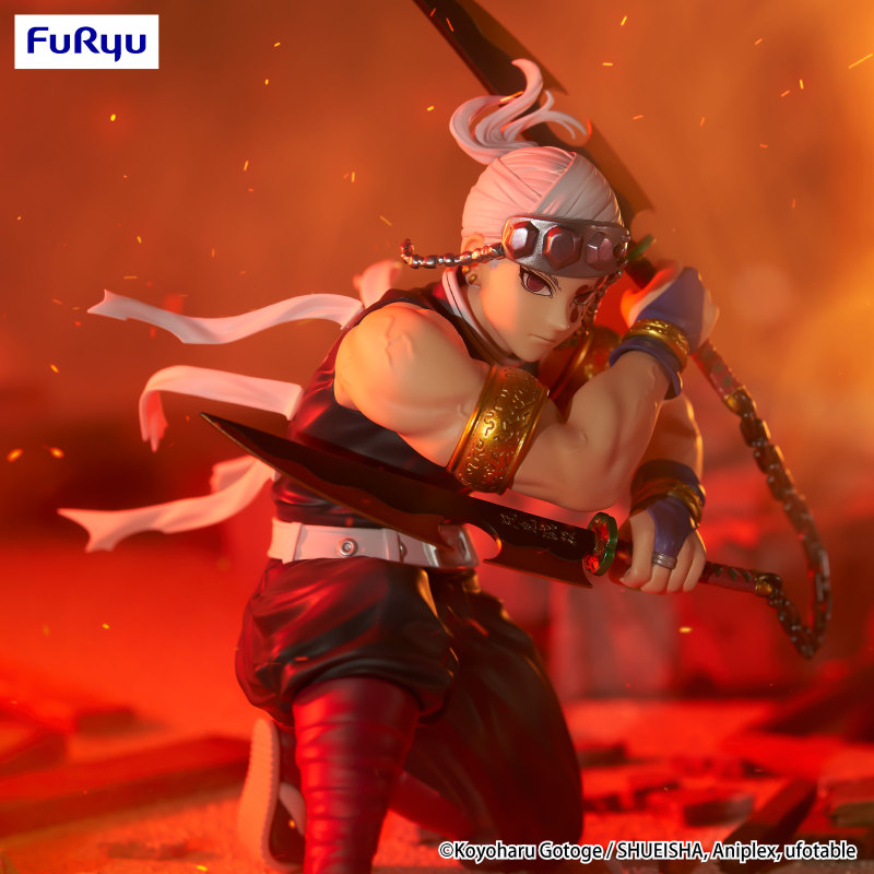 FURYU Demon Slayer Kimetsu no Yaiba Noodle Stopper Figure Uzui Tengen