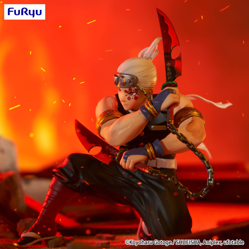 FURYU Demon Slayer Kimetsu no Yaiba Noodle Stopper Figure Uzui Tengen