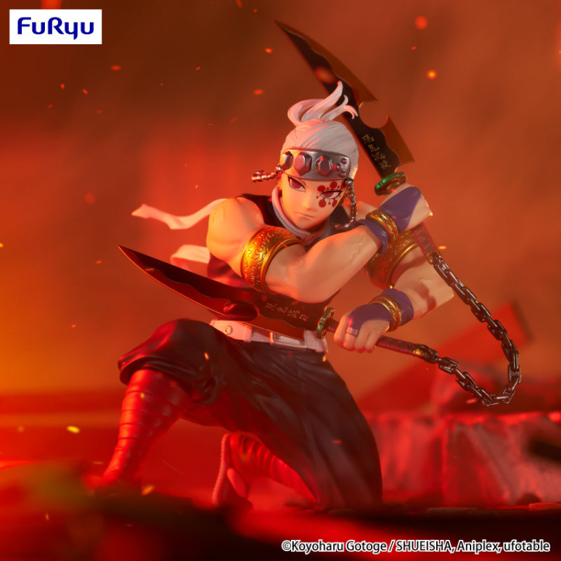 FURYU Demon Slayer Kimetsu no Yaiba Noodle Stopper Figure Uzui Tengen