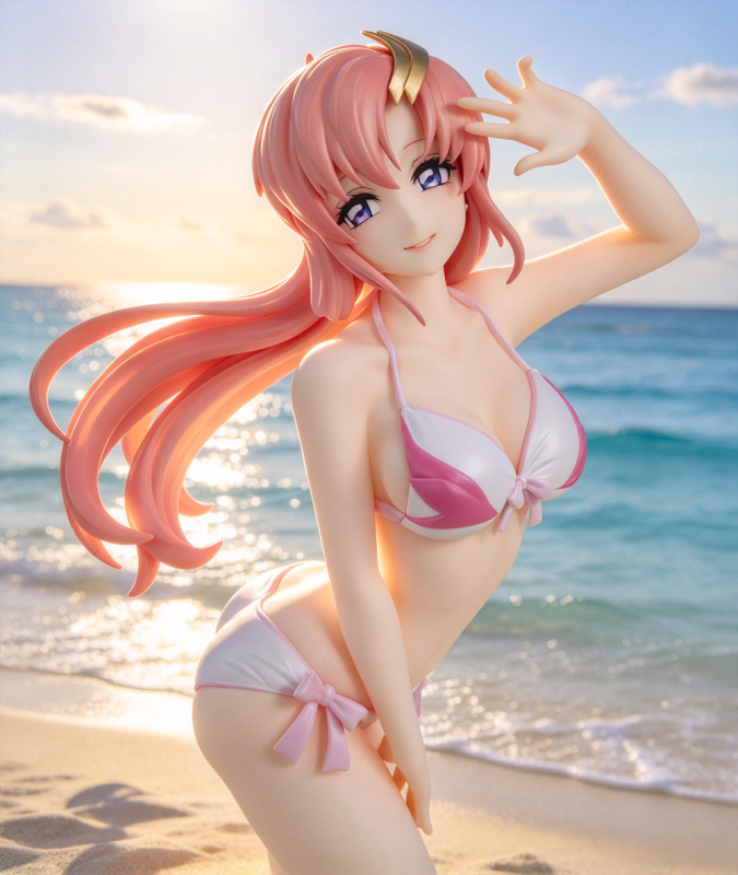 MegaHouse Lucrea Light Mobile Suit Gundam SEED Freedom Lacus Clyne Swimsuit Ver Scale Figure