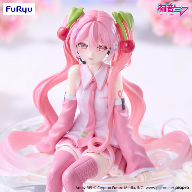 FURYU Hatsune Miku Noodle Stopper Figure Sakura Miku 2026 Smile ver
