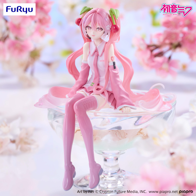 FURYU Hatsune Miku Noodle Stopper Figure Sakura Miku 2026 Smile ver