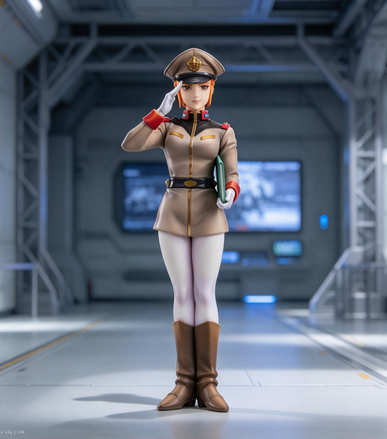 MegaHouse GGG Series Mobile Suit Gundam Matilda Ajan feat Kotobuki Tsukasa Scale Figure