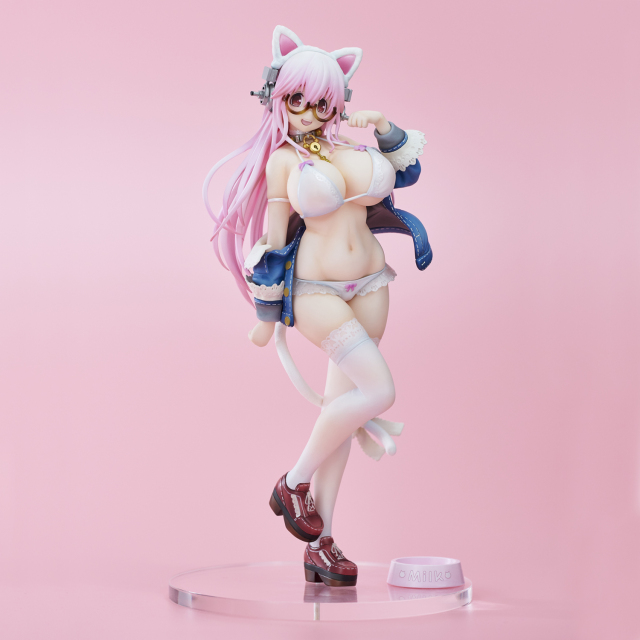 Union Creative UC Super Sonico White cat ver Scale Figure (Reissue)