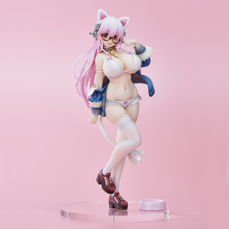 Union Creative UC Super Sonico White cat ver Scale Figure (Reissue)