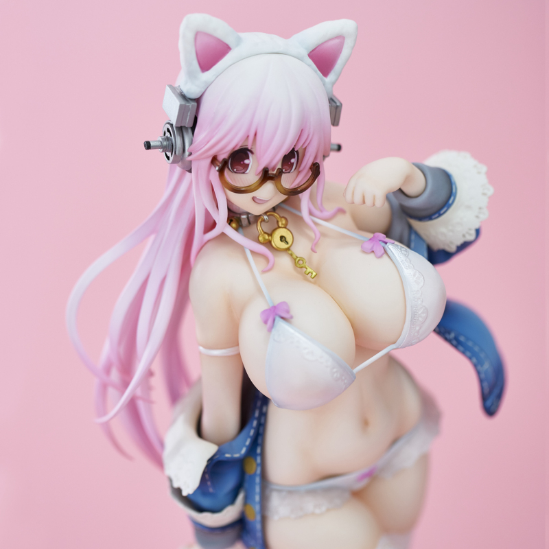 Union Creative UC Super Sonico White cat ver Scale Figure (Reissue)