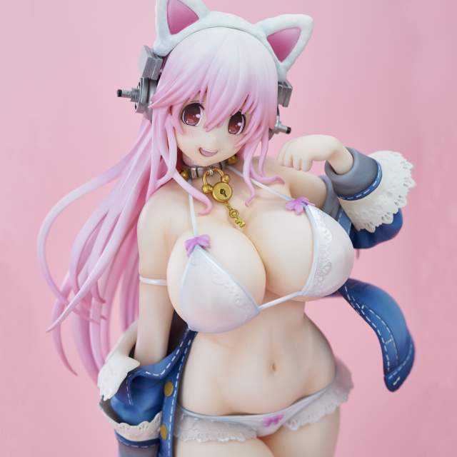 Union Creative UC Super Sonico White cat ver Scale Figure (Reissue)