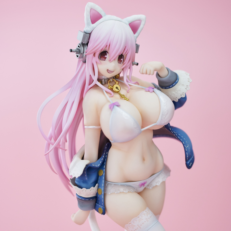 Union Creative UC Super Sonico White cat ver Scale Figure (Reissue)