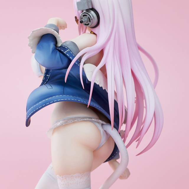 Union Creative UC Super Sonico White cat ver Scale Figure (Reissue)