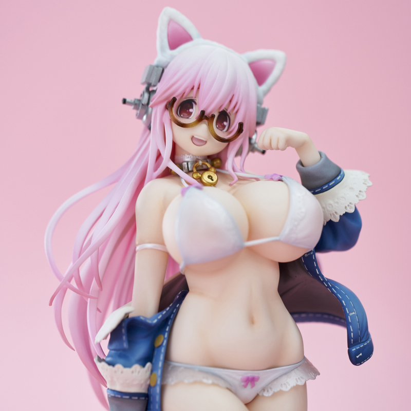 Union Creative UC Super Sonico White cat ver Scale Figure (Reissue)