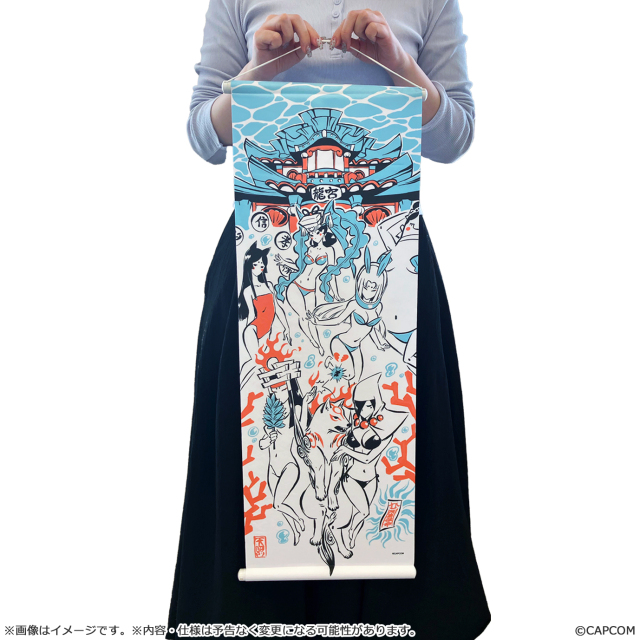Capcom Okami 20th Anniversary Reproduction Art Project Wall Scroll Summer From Okami 10th Anniversary by Kenichiro Yoshimura-