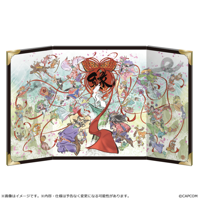 Capcom Okami Folding Screen 20th Anniversary Art