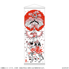 Capcom Okami 20th Anniversary Reproduction Art Project Wall Scroll Spring From Okami 10th Anniversary by Kenichiro Yoshimura-