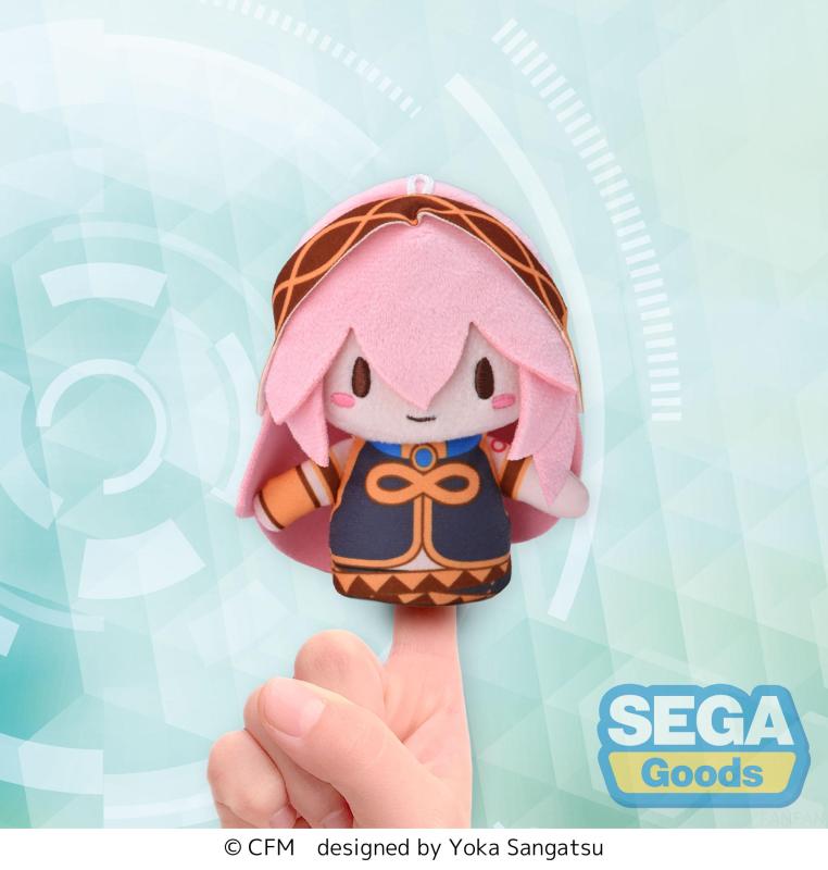 SEGA fuwa petit Megurine Luka Finger Mascot