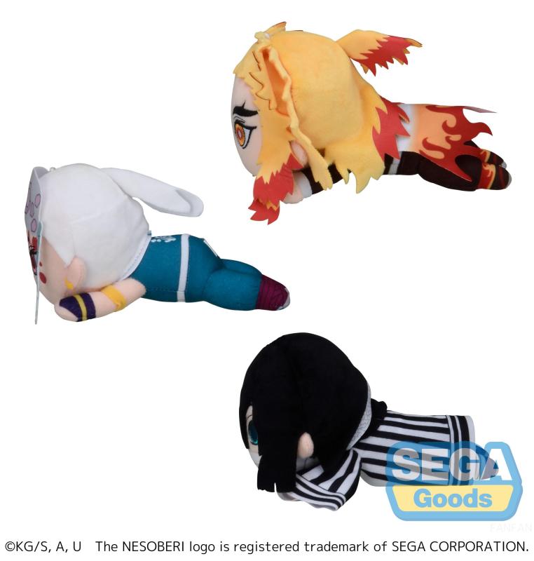SEGA NESOBERI Lay Down Anime Demon Slayer Kimetsu no Yaiba Plush Vol