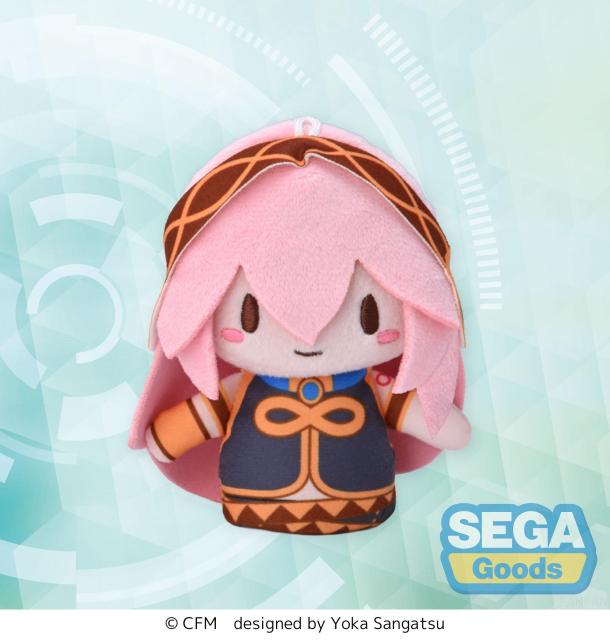 SEGA fuwa petit Megurine Luka Finger Mascot
