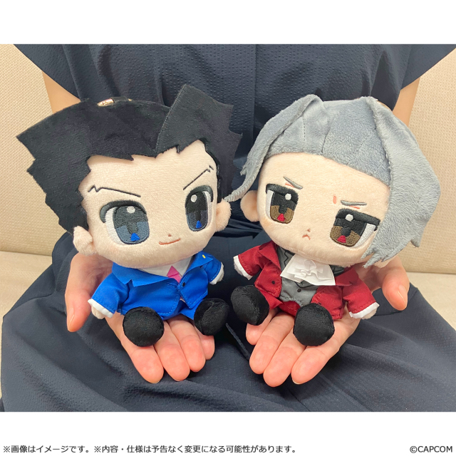 Capcom Chibi Cap Carabiner Plush Ace Attorney
