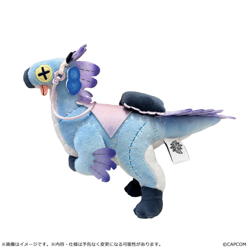 Capcom Monster Hunter Wilds Plush Seikret Living Doll Caparison