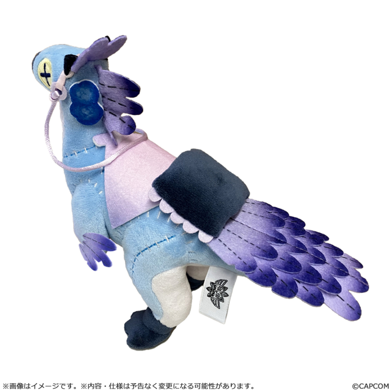 Capcom Monster Hunter Wilds Plush Seikret Living Doll Caparison