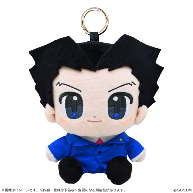 Capcom Chibi Cap Carabiner Plush Ace Attorney