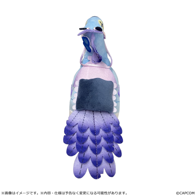 Capcom Monster Hunter Wilds Plush Seikret Living Doll Caparison