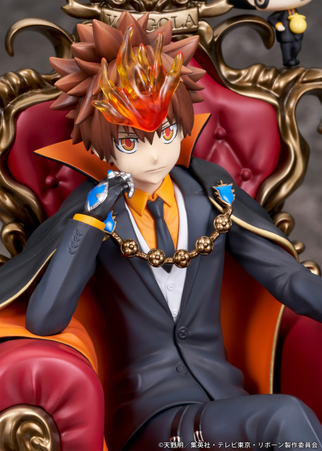 PROOF TV Anime Reborn Tsunayoshi Sawada and Reborn Scale Figure